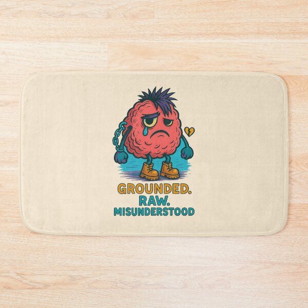 Item preview, Grounded Beef – Raw, Misunderstood & Emo Funny Meat Sticker designed and sold by YuliaHulia.