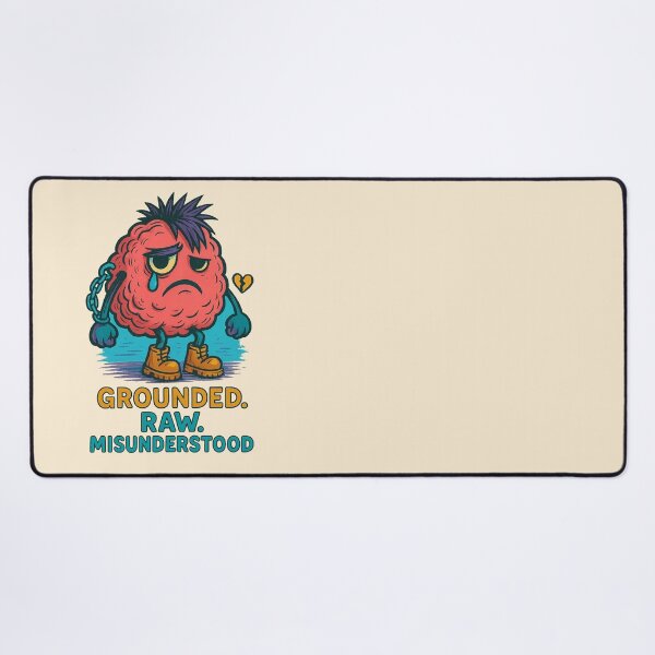 Item preview, Grounded Beef – Raw, Misunderstood & Emo Funny Meat Sticker designed and sold by YuliaHulia.