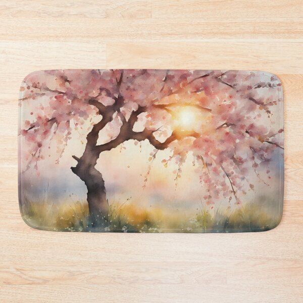 Item preview, Pink Tree Flowers at Dawn designed and sold by CalmnessbyChoice.