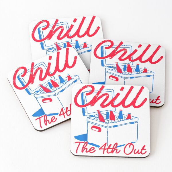 Item preview, Chill the 4th Out, Cool Beer-Cooler Independence Day Shirt designed and sold by HenikaPonko.