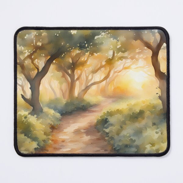 Item preview, Sunrise Pathway in Forest designed and sold by CalmnessbyChoice.
