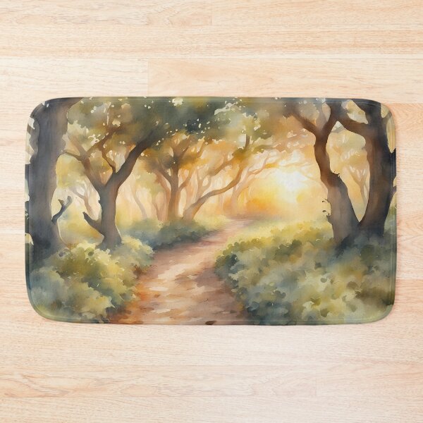 Item preview, Sunrise Pathway in Forest designed and sold by CalmnessbyChoice.