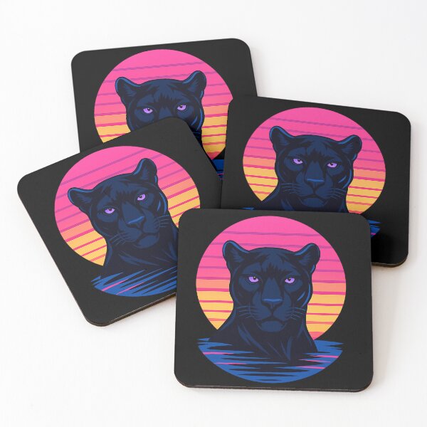 Item preview, pantera retrosynt designed and sold by gallardostudio.