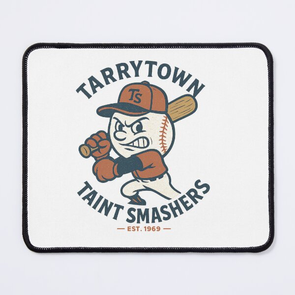 Item preview, Tarrytown Taint Smashers! This retro-inspired design features a vintage-style angry baseball. designed and sold by F.F.Inc.