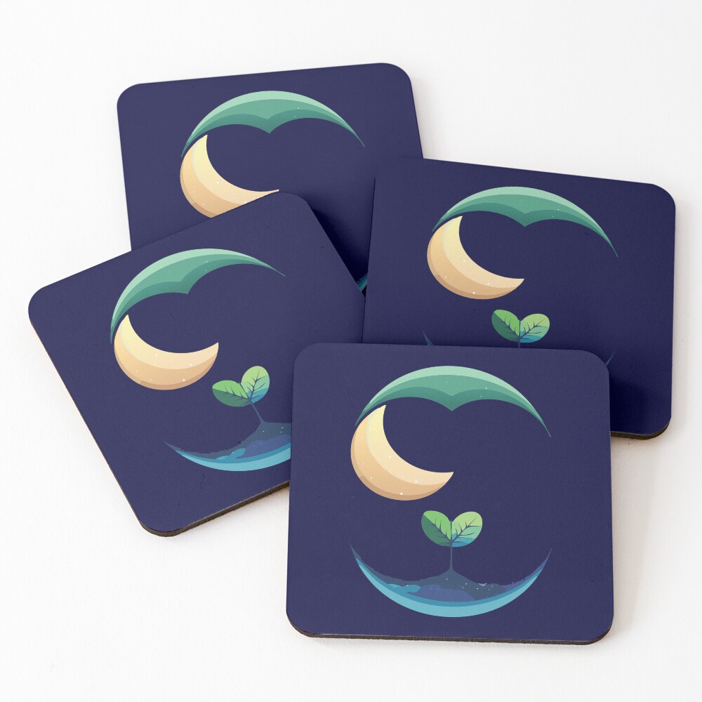 Item preview, Coasters (Set of 4) designed and sold by SkipLoading.