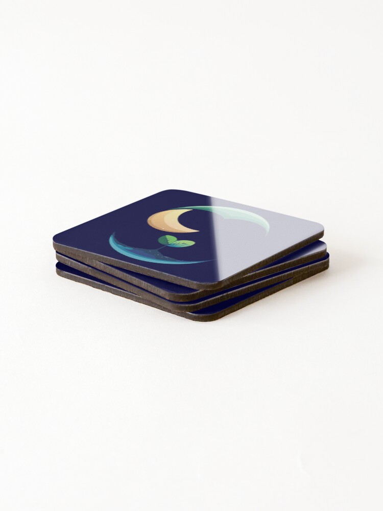 Thumbnail 4 of 5, Coasters (Set of 4), Magic Garden designed and sold by SkipLoading.