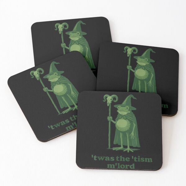 Item preview, Frog Wizard Meme, ’Twas the ’Tism M’Lord Neurodiversity Tee designed and sold by BancaJone.