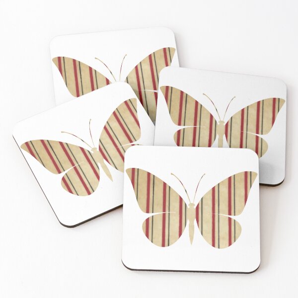 Item preview, A striped butterfly designed and sold by LiviaPenroseDesigns.
