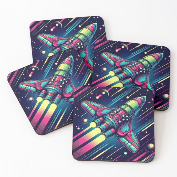 Item preview, Colorful Spaceship  designed and sold by Dogandesighn.