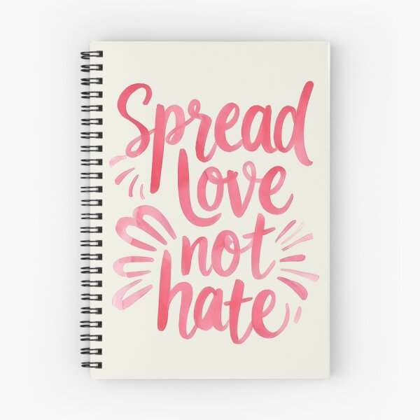 Item preview, Spread love not hate designed and sold by QCena.