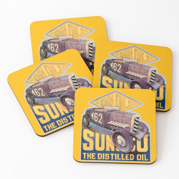 Item preview, Distilled Oil – Original Acrylic Art Inspired by Classic Automotive Oils designed and sold by Matalobos / Retro Art & Classic Machines.