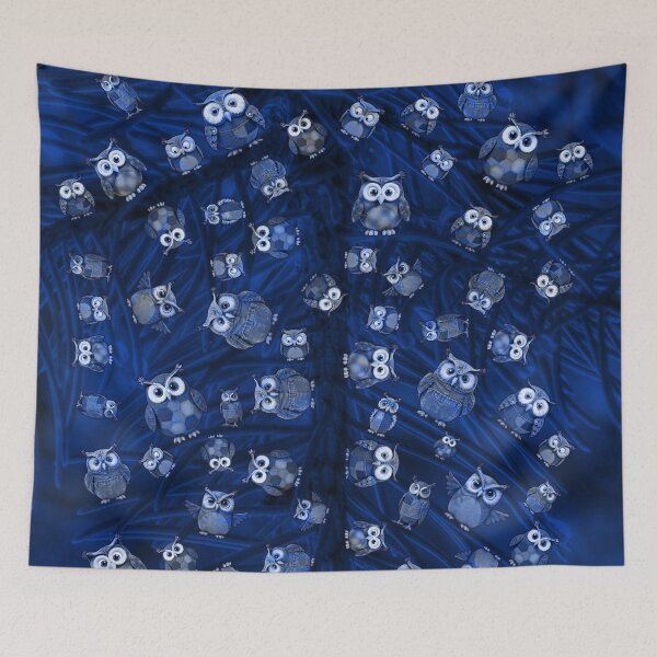 Item preview, Cowboy Owls in Tree V2 designed and sold by LuCancio23.