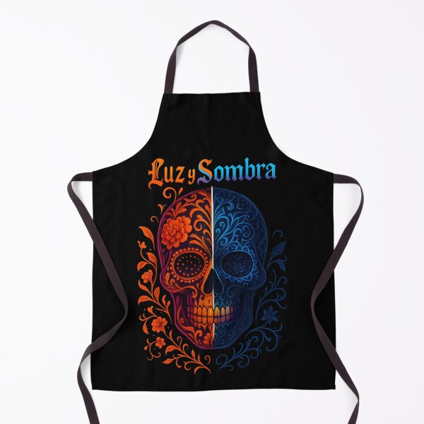 Artikelvorschau, Luz y Sombra Totenkopf Aufkleber Ornamental Zweifarbig entworfen und verkauft von MysticArtisan.