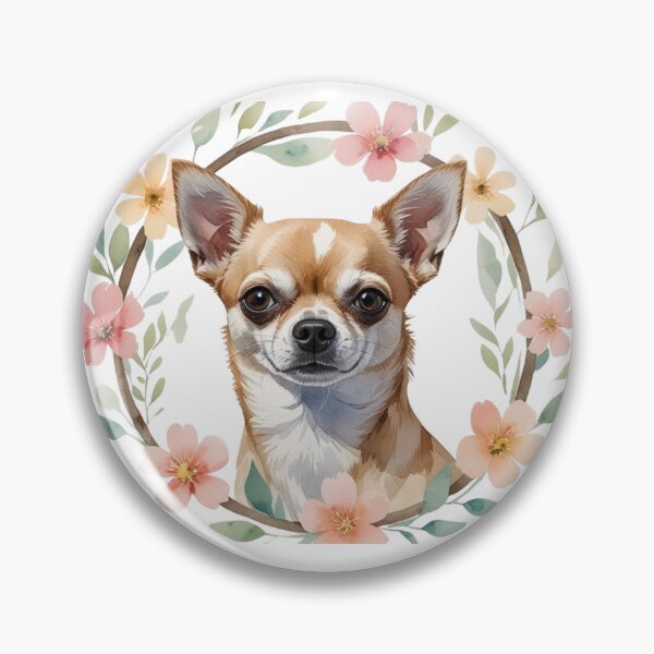 Artikelvorschau, Walter, der braune Chihuahua – Niedliche kleine Hundeillustration entworfen und verkauft von WhiskerTales.