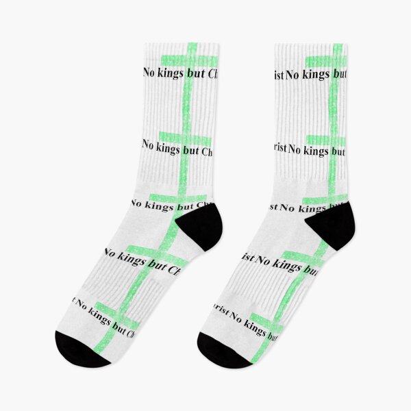 Item preview, No kings but Christ (Green) designed and sold by McFleur's Lens.