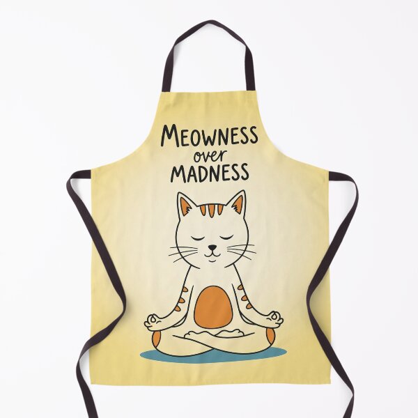 Item preview, Meowness Over Madness Yoga Cat designed and sold by Owcomm.