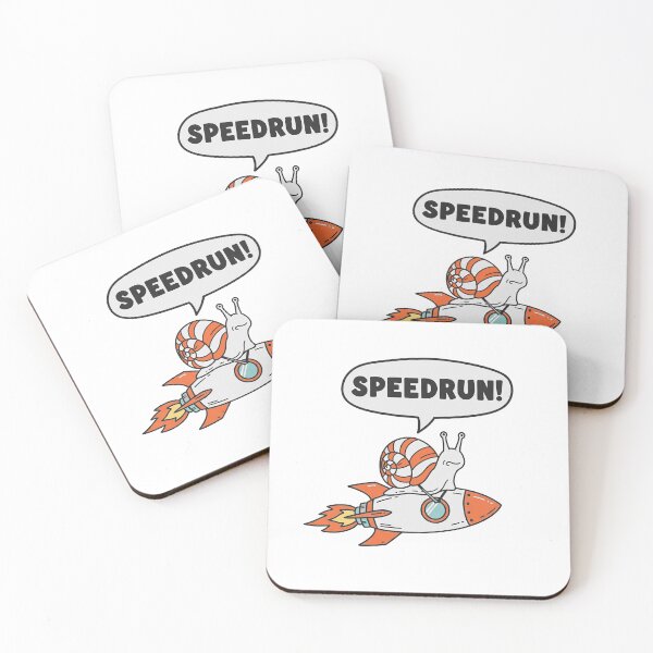 Item preview, Speedrun! Snail on a Rocket designed and sold by Owcomm.