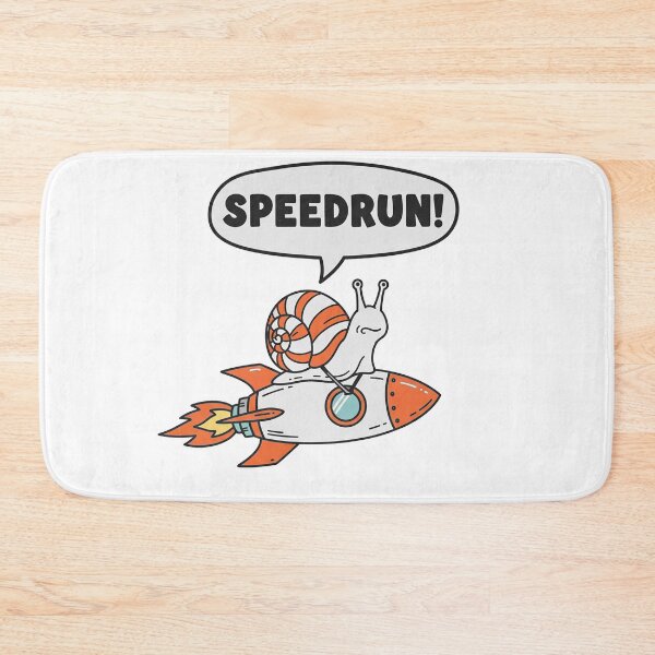Item preview, Speedrun! Snail on a Rocket designed and sold by Owcomm.