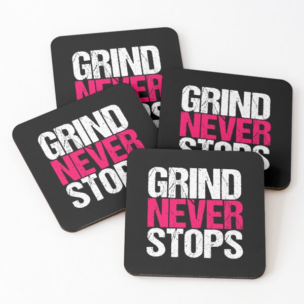 Item preview, Grind Never Stops Gym Motivation Design | Nonstop Fitness Hustle designed and sold by typoinspired.