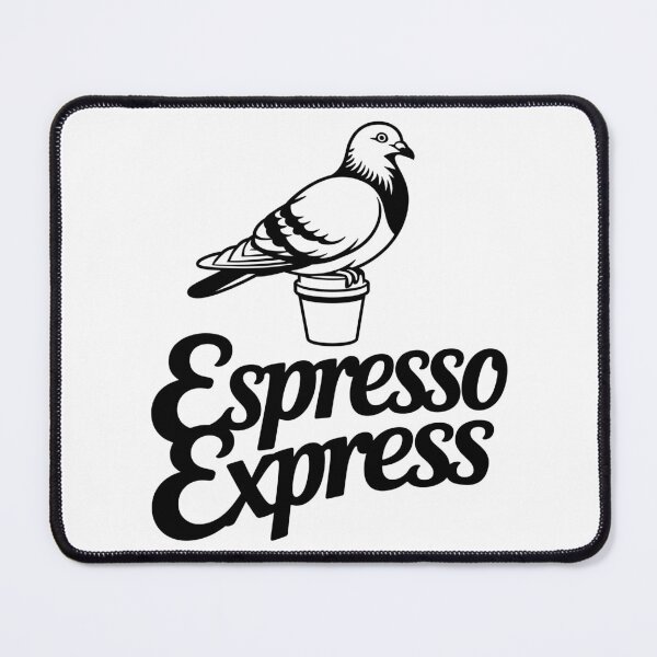 Item preview, Pigeon Espresso Express Coffee Design designed and sold by theartfulaspie.