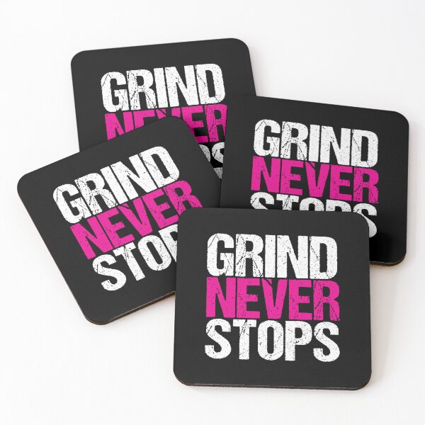 Item preview, Grind Never Stops Gym Motivation Design | Nonstop Fitness Hustle designed and sold by typoinspired.