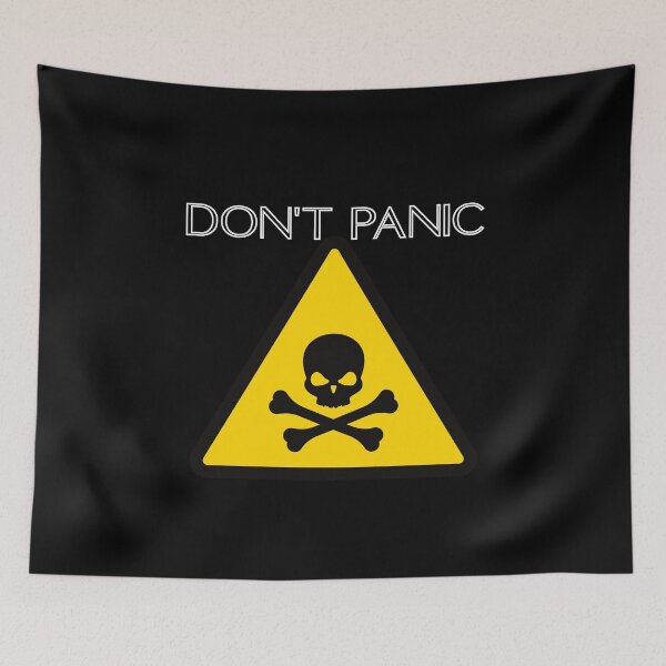 Item preview, Don't Panic Classic Funny T-Shirt designed and sold by OldSkullDesigns.