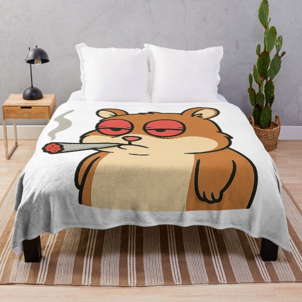 Artikelvorschau, Kiffender Hamster T-Shirt – Lustiger Cartoon Hamster mit Joint – High Rodent 420 Funshirt – Cannabis Shirt Unisex entworfen und verkauft von LumoDesigns.