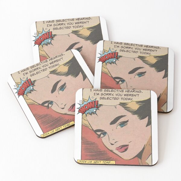 Item preview, I Have Selective Hearing! - Office/Women's Humor designed and sold by SSustainable.
