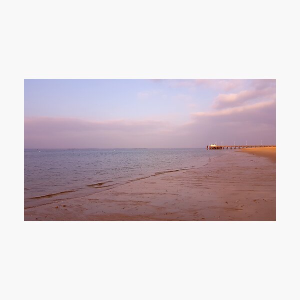 Arcachon Strand Fotodruck