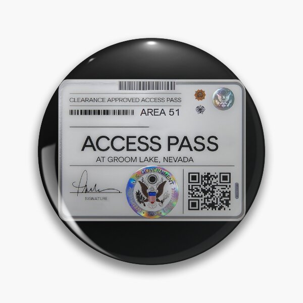 Item preview, Area 51 Access Pass Groom Lake designed and sold by Wild-Neptune.