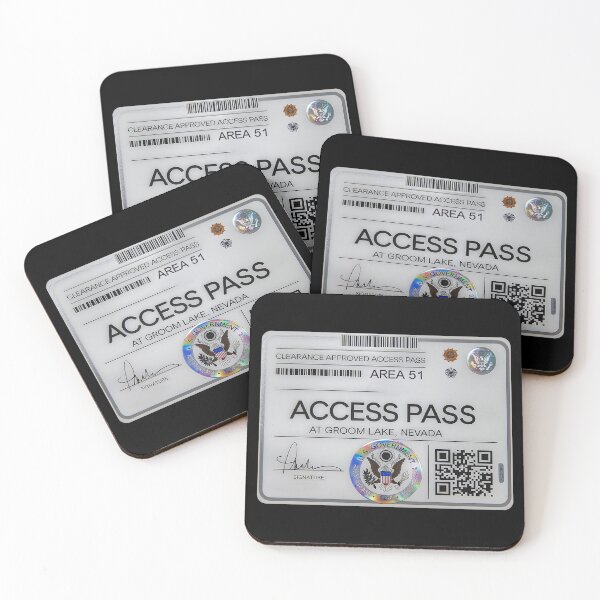 Item preview, Area 51 Access Pass Groom Lake designed and sold by Wild-Neptune.