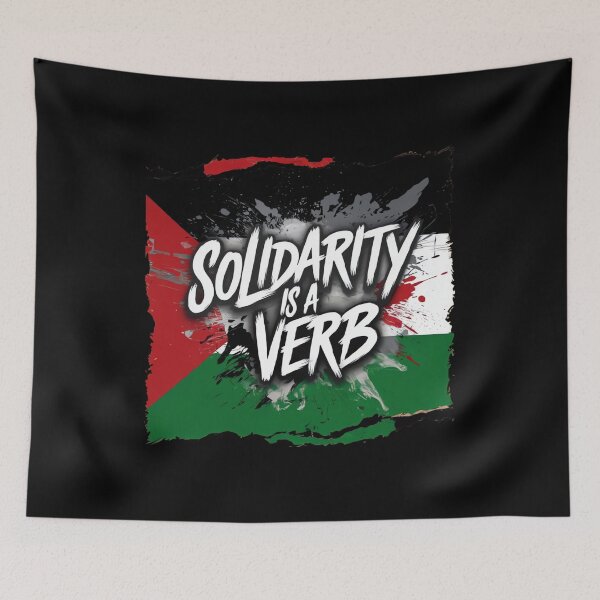 Item preview, Grunge Solidarity Explosion  – Free Palestine Ink Paint Design designed and sold by ARTReMi.