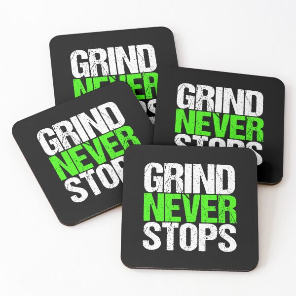Item preview, Grind Never Stops Gym Motivation Design | Nonstop Fitness Hustle designed and sold by typoinspired.