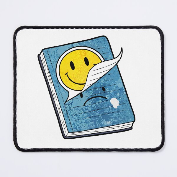 Item preview, Happy Face Peeling Away Sad Face Journal designed and sold by Owcomm.