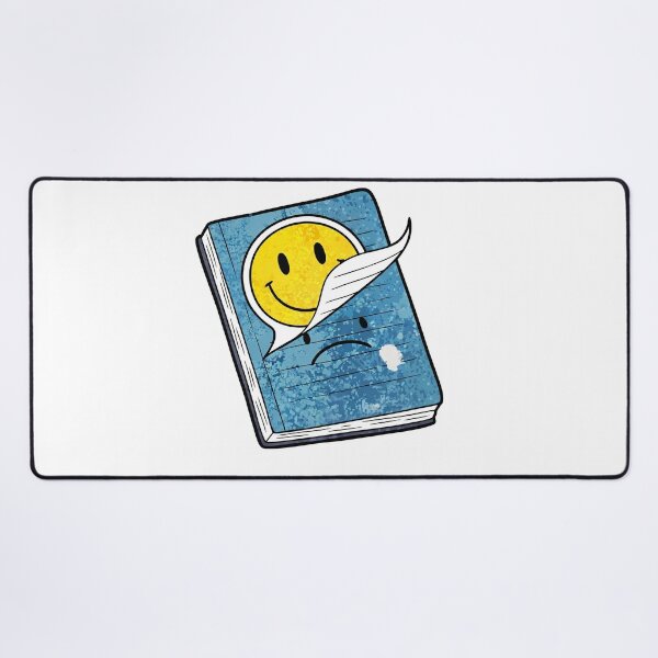 Item preview, Happy Face Peeling Away Sad Face Journal designed and sold by Owcomm.