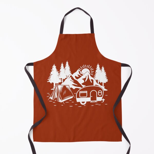 Item preview, Camping Graphic. Mountain, Pine Tree, Tent and Caravan Illustrations. designed and sold by DesignHouse07.