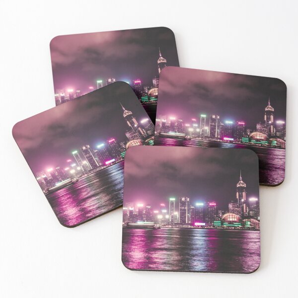 Item preview, Hong Kong Skyline at Victoria Harbour by Night designed and sold by Myōhō Print Co..
