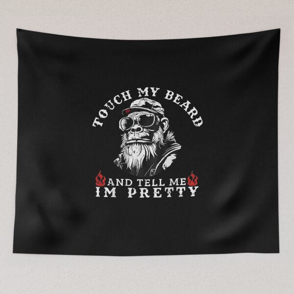 Item preview, Touch My Beard and Tell Me I'm Pretty Monkey designed and sold by Juan Pedro Matta.