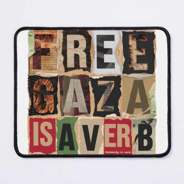 Item preview, Torn Paper Protest – Collage Solidarity Free Gaza Design designed and sold by ARTReMi.
