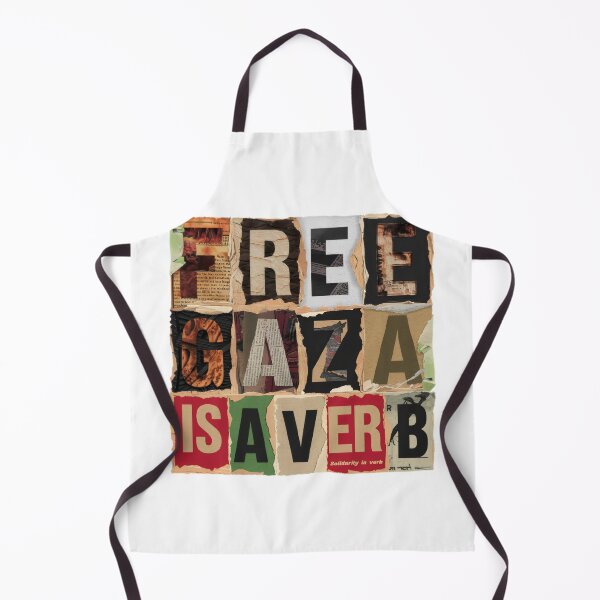 Item preview, Torn Paper Protest – Collage Solidarity Free Gaza Design designed and sold by ARTReMi.