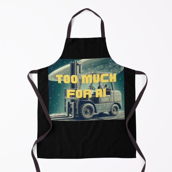 Item preview, Forklift top much for AI designed and sold by RetroNibylander.
