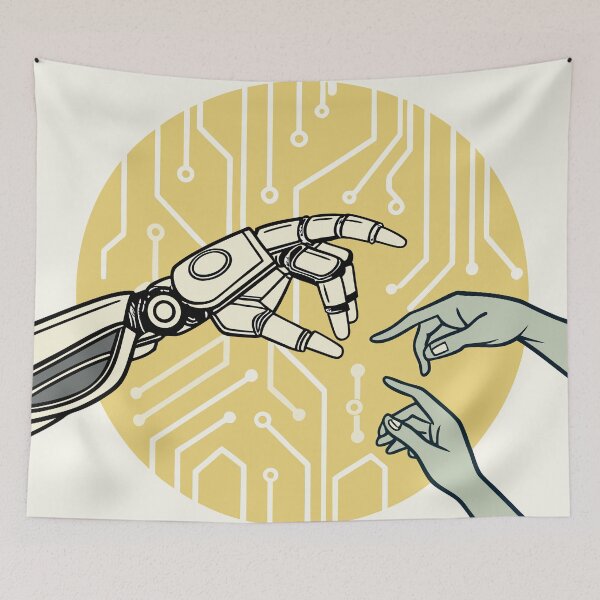 Item preview, AI vs Humanity designed and sold by hakobyans.