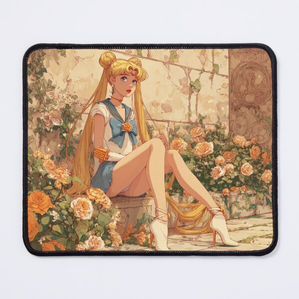 Item preview, Sailor Moon Surrounded by Roses in a Walled Garden designed and sold by pastel.moonwave.