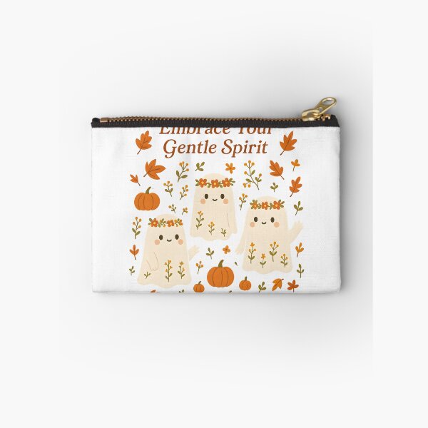 Item preview, Embrace Your Gentle Spirit - Cute Autumn Ghosts Self Care Design designed and sold by AnnDesignStudio.
