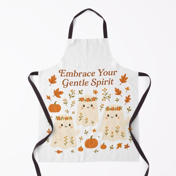 Item preview, Embrace Your Gentle Spirit - Cute Autumn Ghosts Self Care Design designed and sold by AnnDesignStudio.