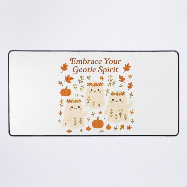 Item preview, Embrace Your Gentle Spirit - Cute Autumn Ghosts Self Care Design designed and sold by AnnDesignStudio.