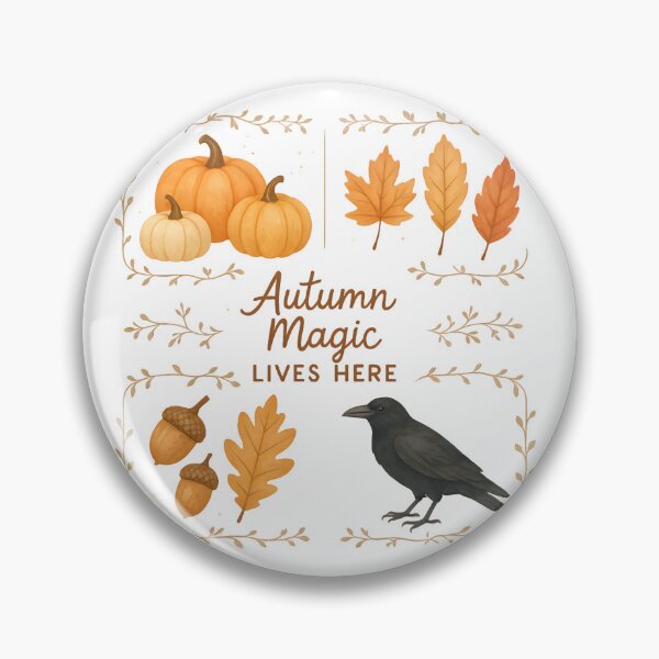 Artikelvorschau, Hier lebt der Herbstzauber – Gemütliches Herbst-Design mit Kürbis- und Blattmotiv entworfen und verkauft von AnnDesignStudio.