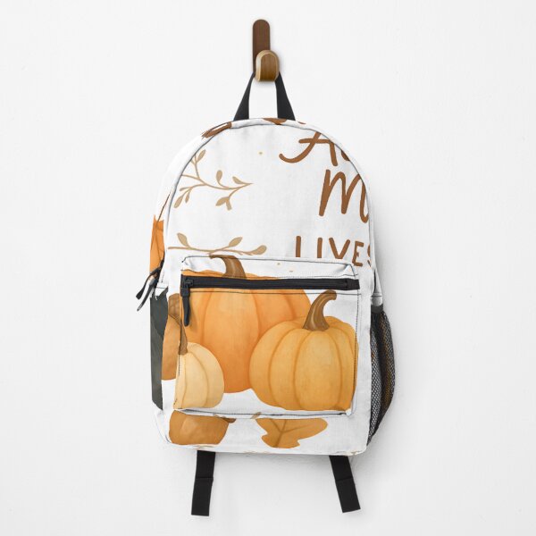 Item preview, Autumn Magic Lives Here - Cozy Fall Aesthetic Pumpkins Leaves Design designed and sold by AnnDesignStudio.
