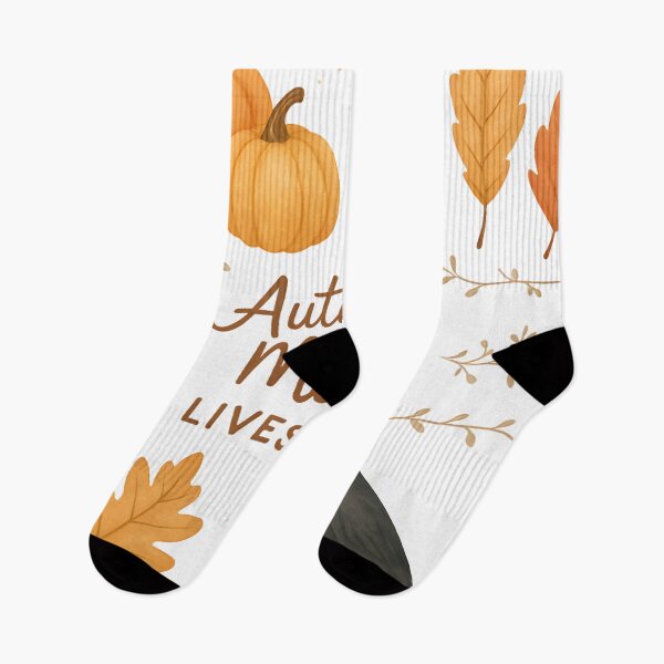 Item preview, Autumn Magic Lives Here - Cozy Fall Aesthetic Pumpkins Leaves Design designed and sold by AnnDesignStudio.