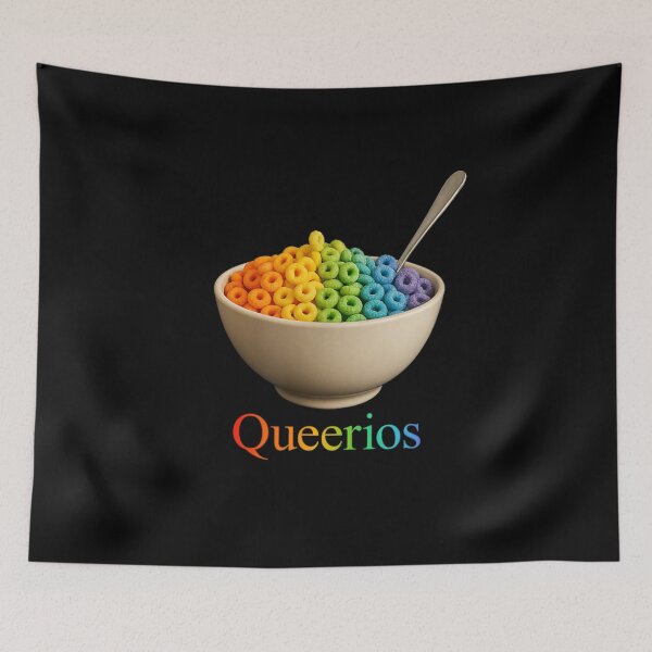 Item preview, Queerios Cereal Rainbow LGBTQ Pride Month Joke designed and sold by Juan Pedro Matta.